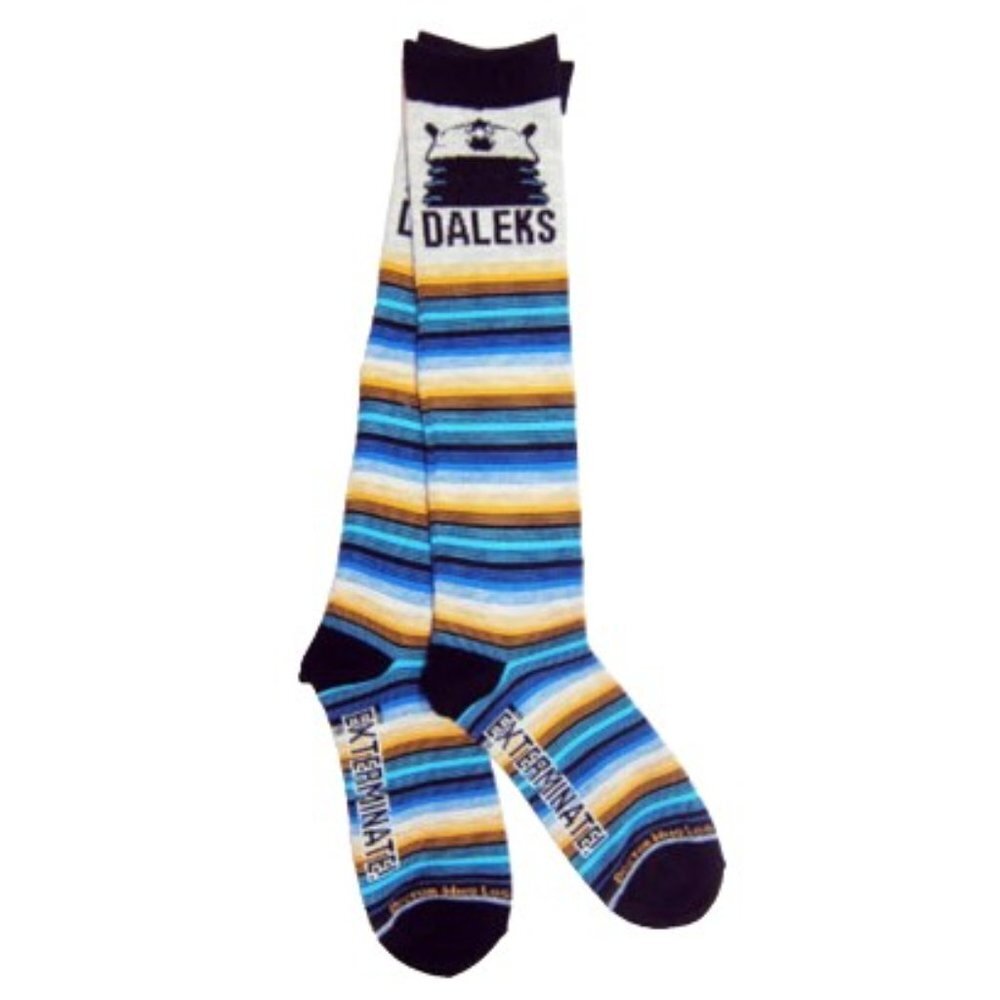Doctor Who Striped Daleks Women's Knee High Socks‎